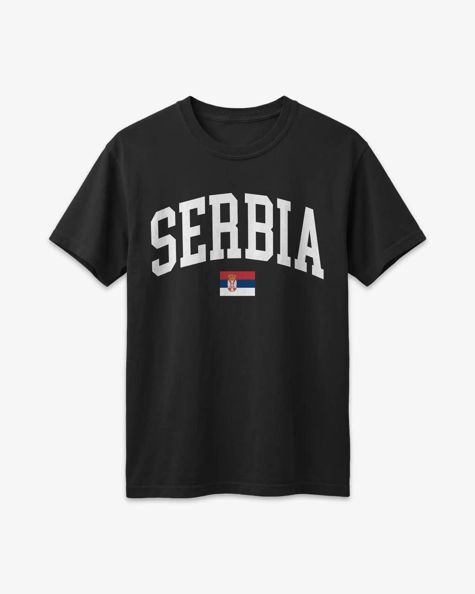 Serbia Collegiate Flag T-Shirt