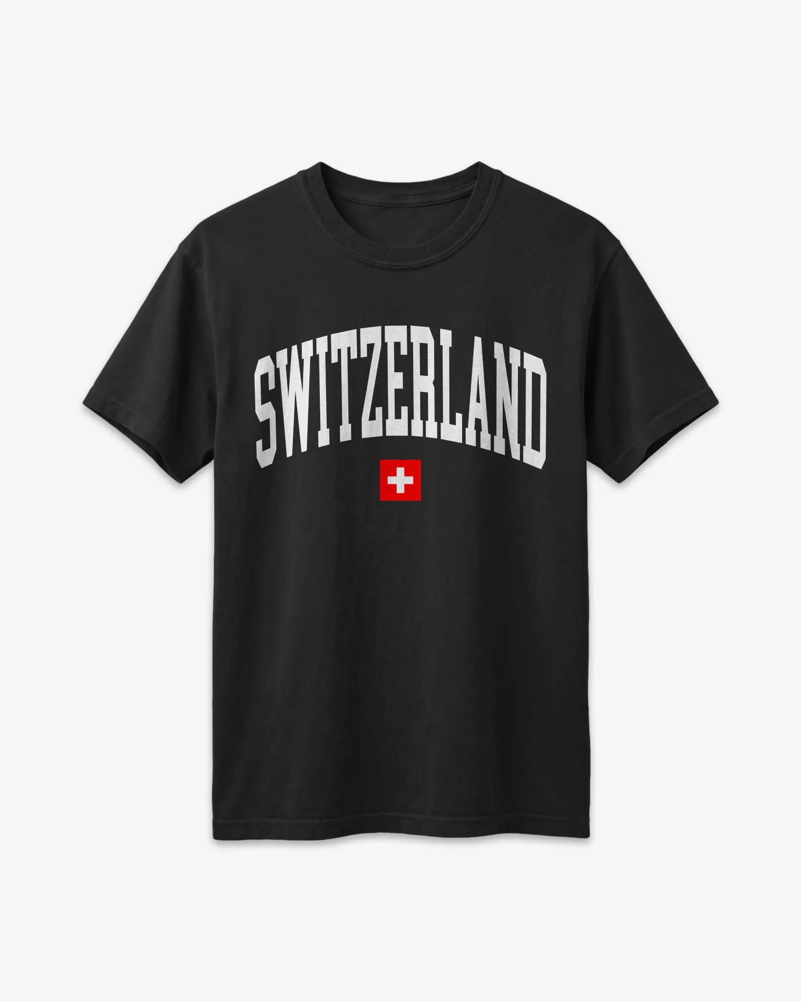 Switzerland Collegiate Flag T-Shirt