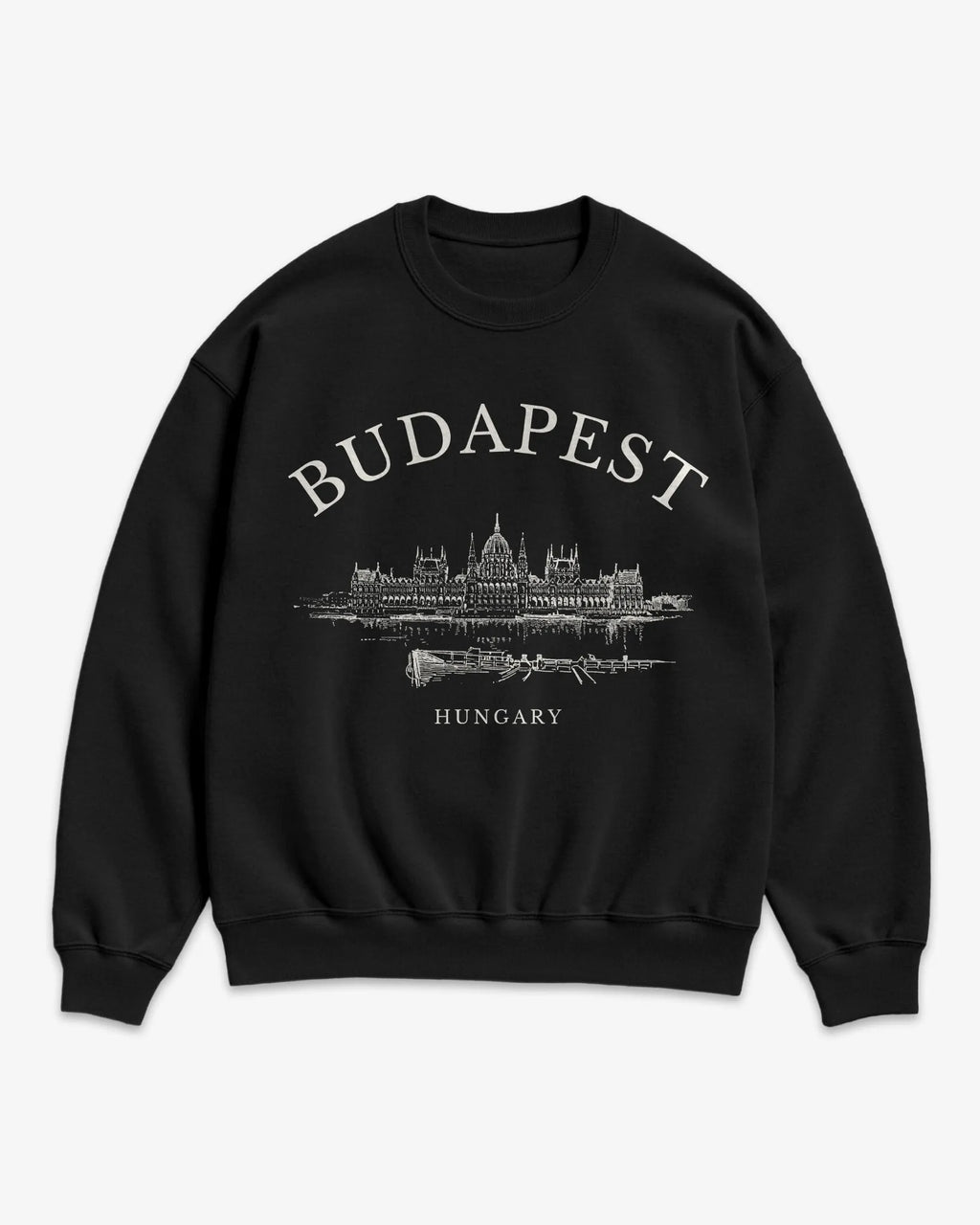 Budapest Vintage Sketch Sweatshirt