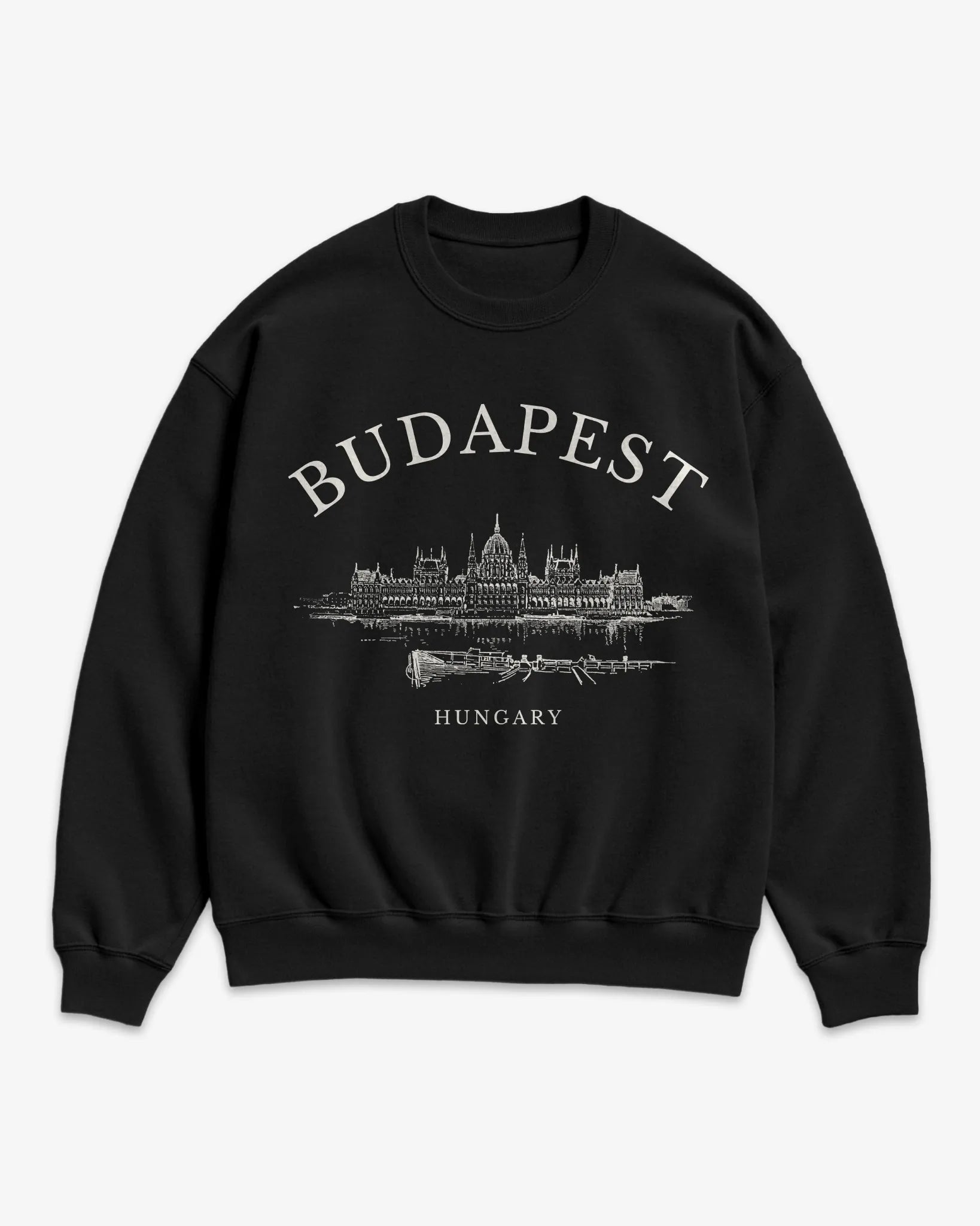 Budapest Vintage Sketch Sweatshirt