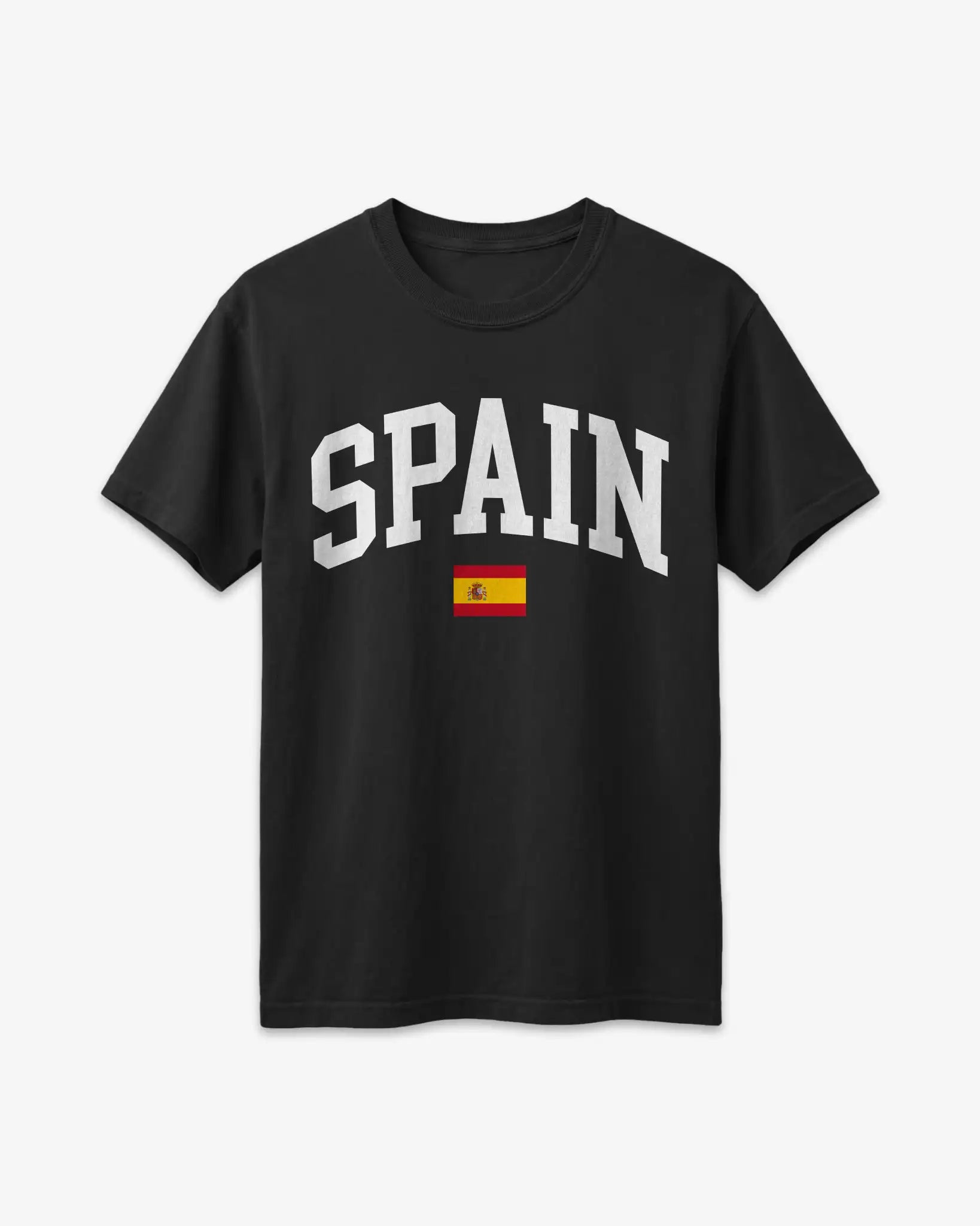 Spain Collegiate Flag T-Shirt