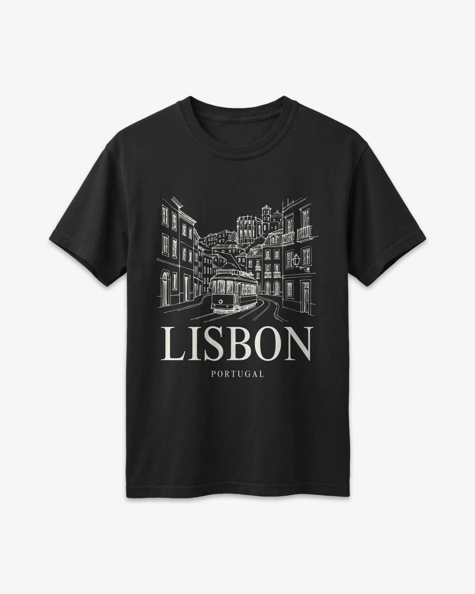 Lisbon Vintage Sketch T-Shirt