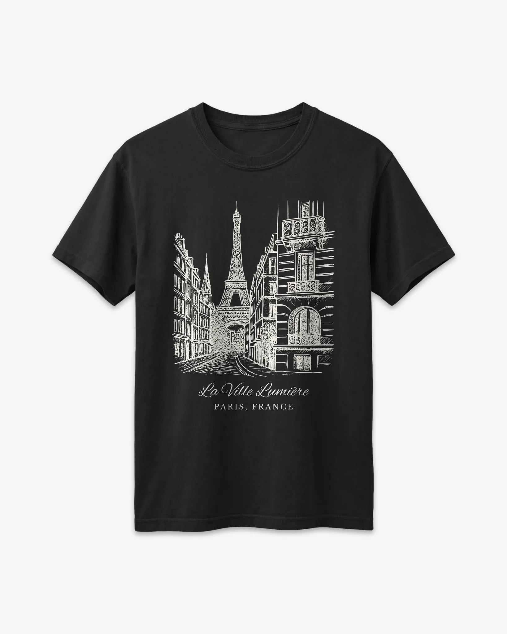Paris Vintage Sketch T-Shirt