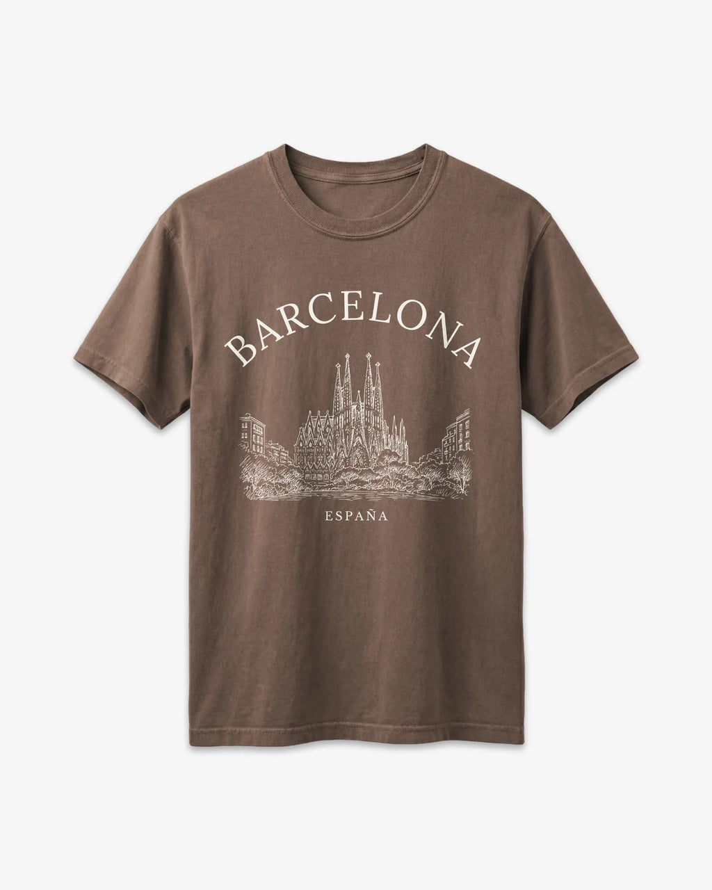 Barcelona Vintage Sketch T-Shirt