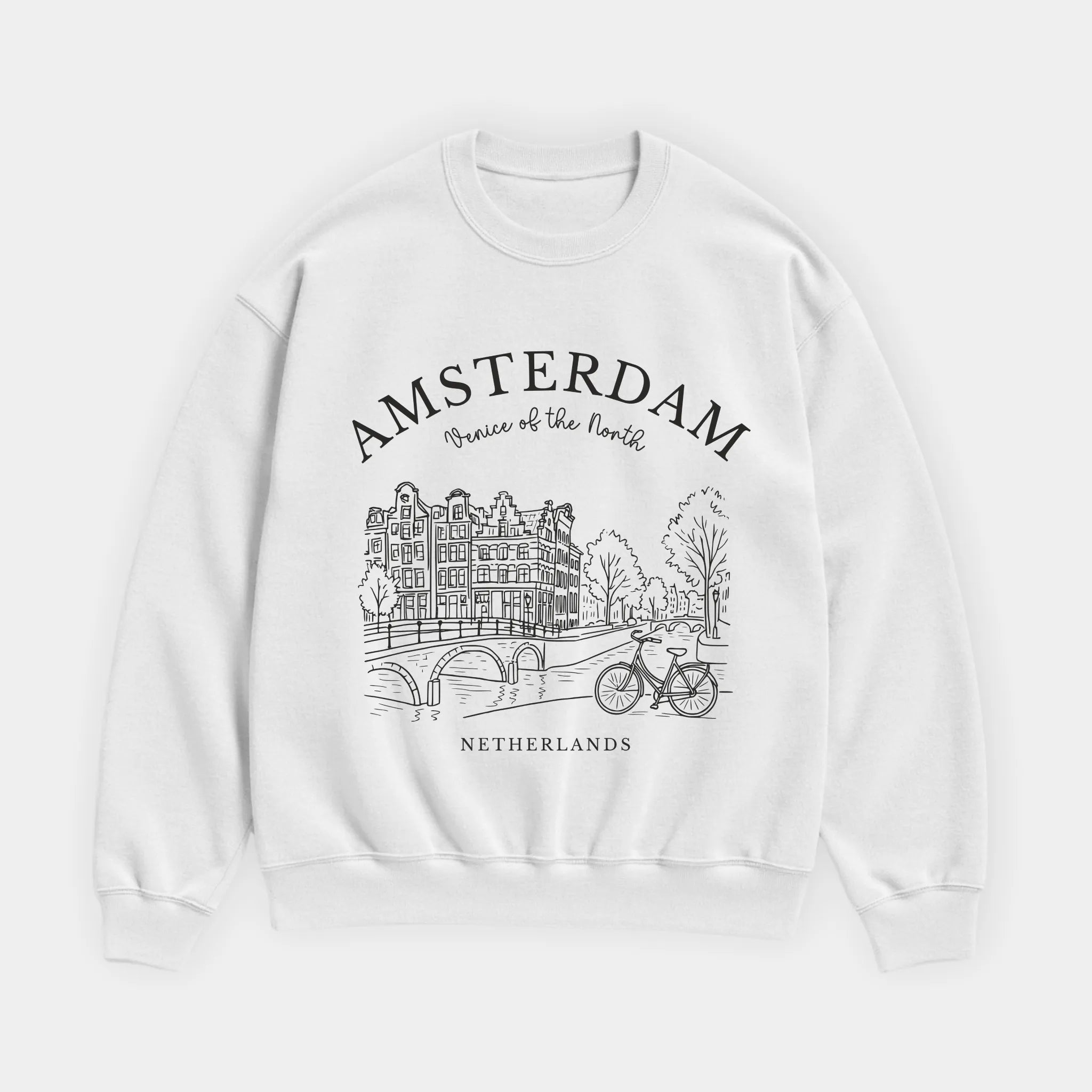 Amsterdam Vintage Sketch Sweatshirt