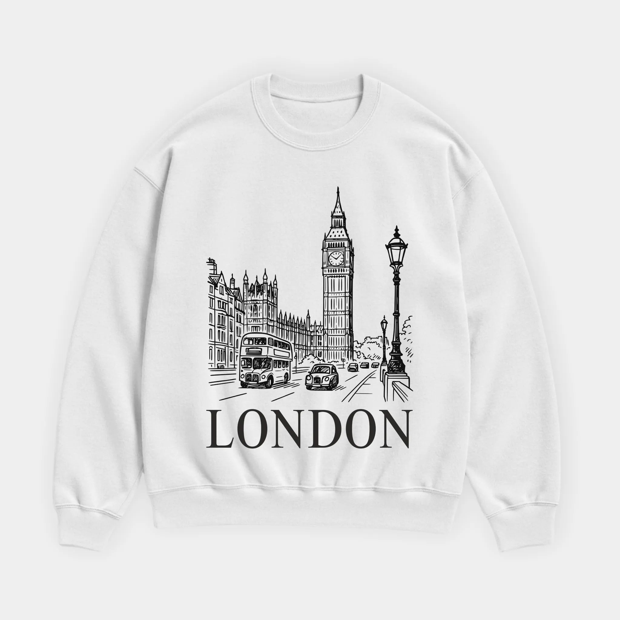 London Vintage Sketch Sweatshirt