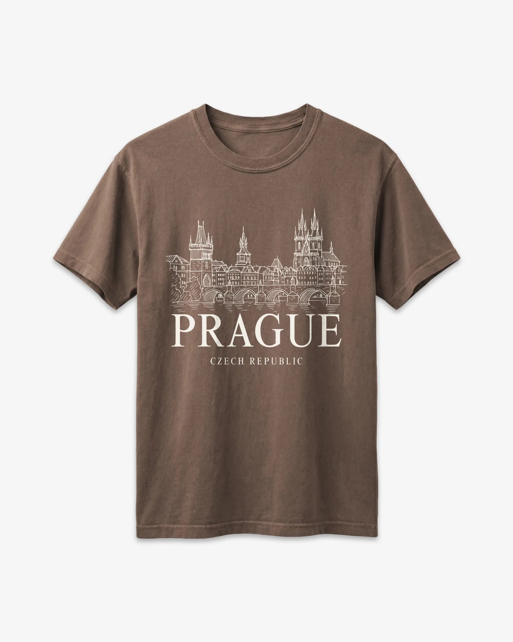 Prague Vintage Sketch T-Shirt