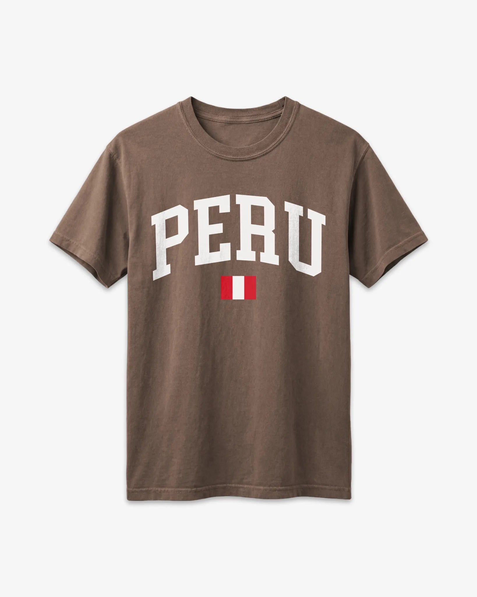 Peru Collegiate Flag T-Shirt