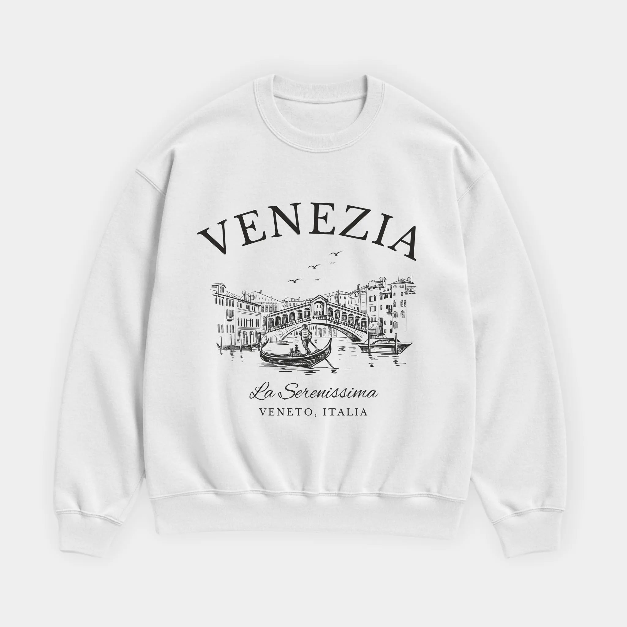 Venice Vintage Sketch Sweatshirt