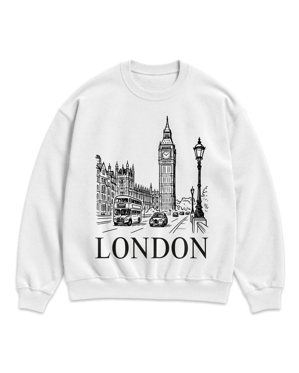 London Vintage Sketch Sweatshirt