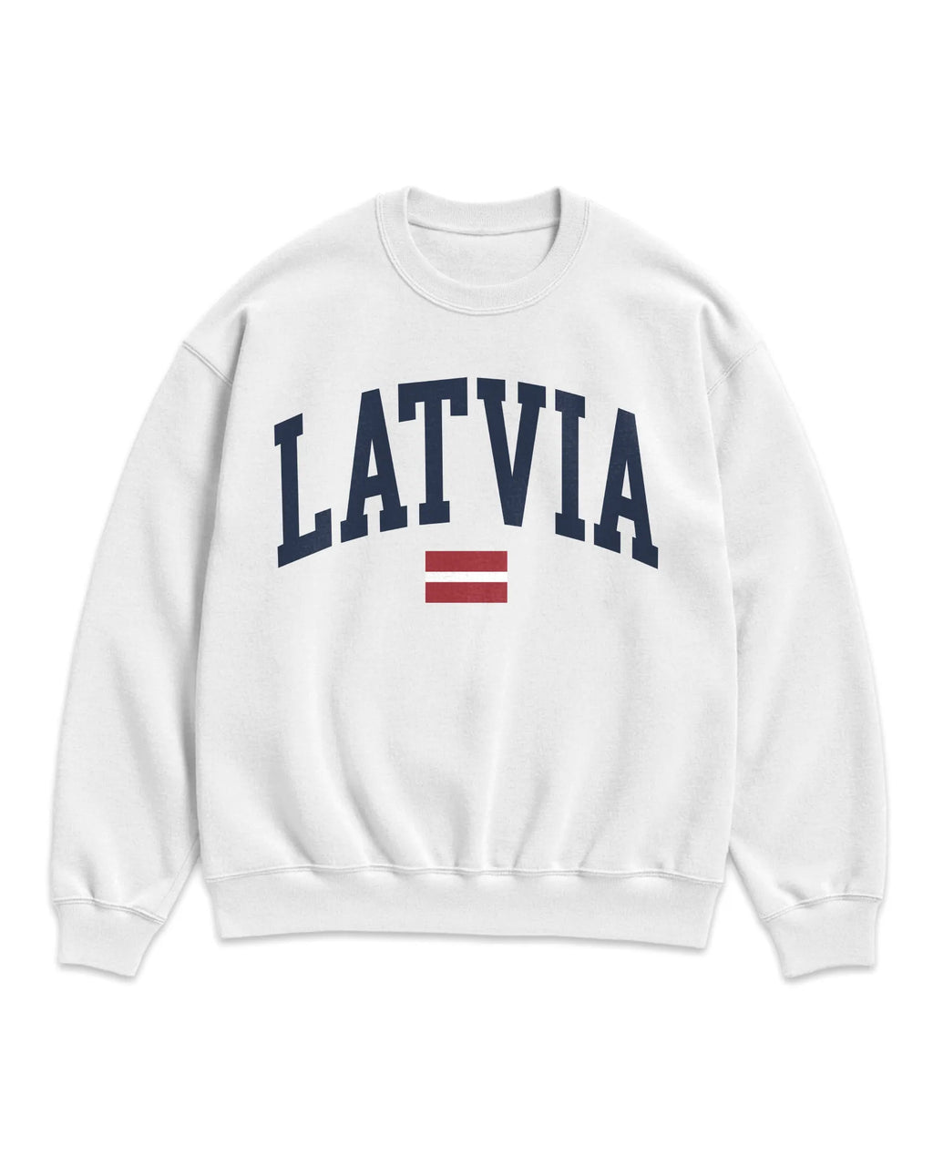 Latvia Collegiate Flag Sweatshirt