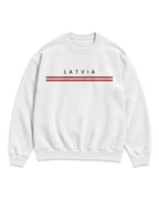 Latvia Flagline Sweatshirt
