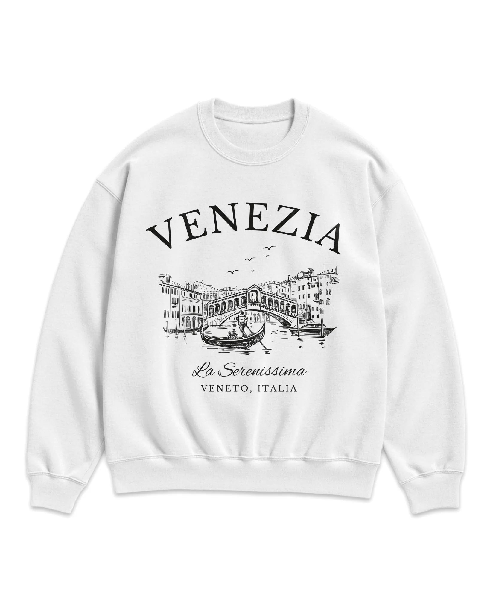 Venice Vintage Sketch Sweatshirt