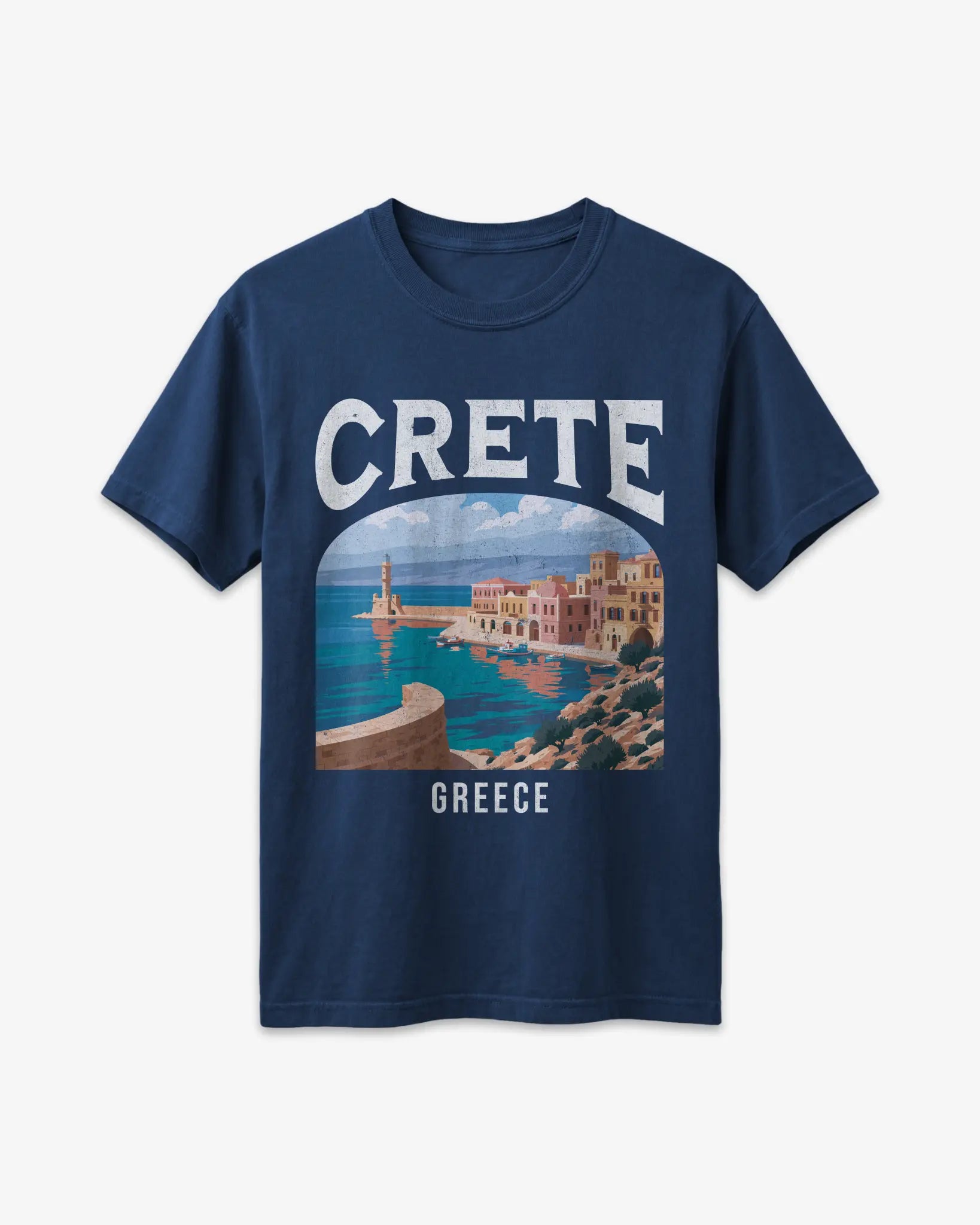 Crete Greece Vintage Travel Poster T-Shirt