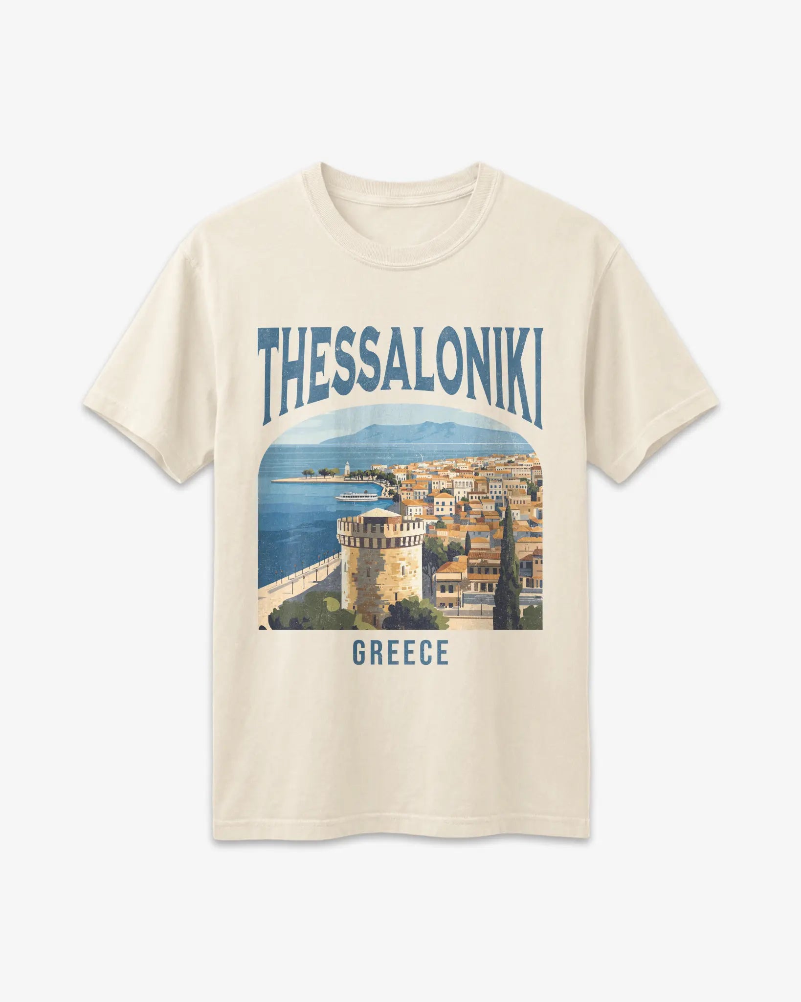 Thessalonki Greece Vintage Travel Poster T-Shirt