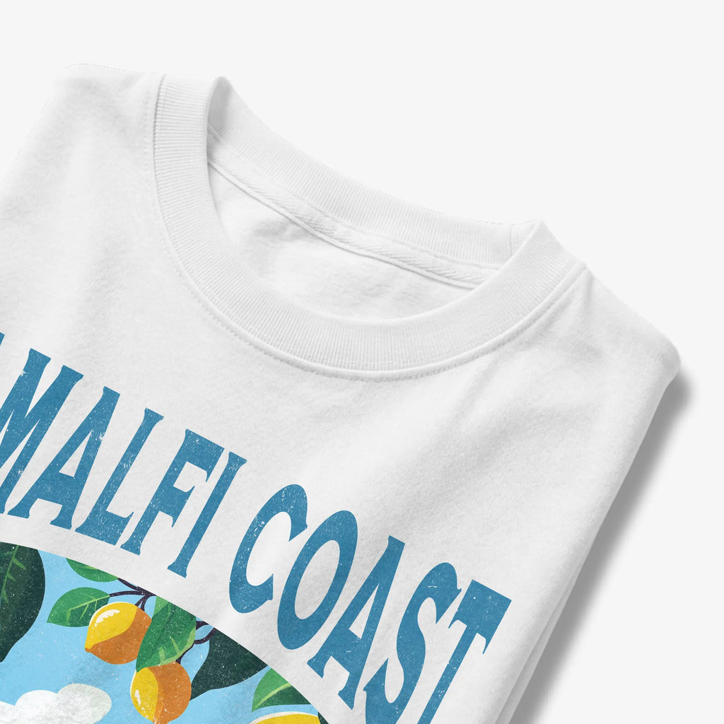 Amalfi Coast Italy Vintage Travel Poster T-Shirt