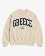 Greece Collegiate Flag Sweatshirt