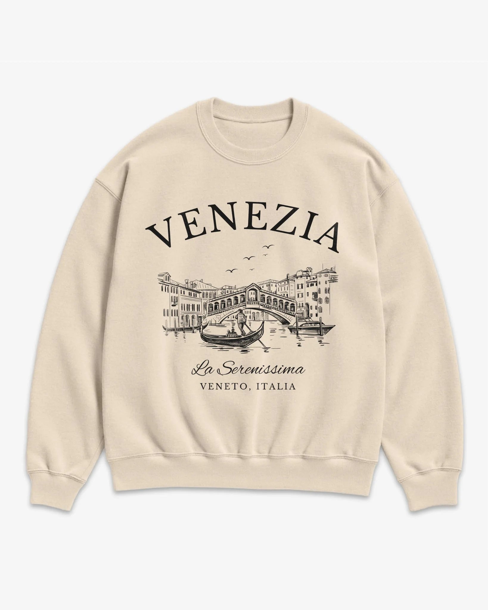 Venice Vintage Sketch Sweatshirt