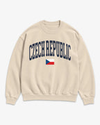Czech Republic Collegiate Flag Sweatshirt