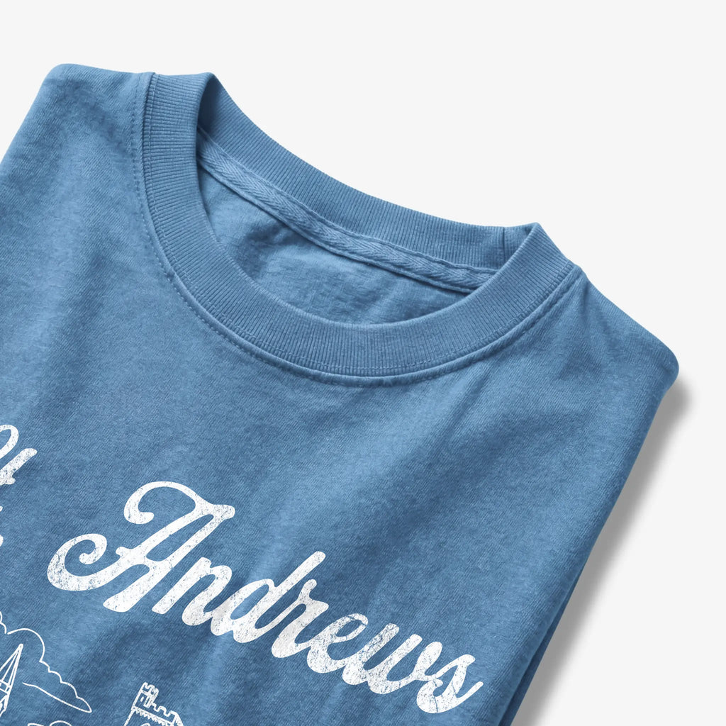 St. Andrews Scotland Line Art T-Shirt