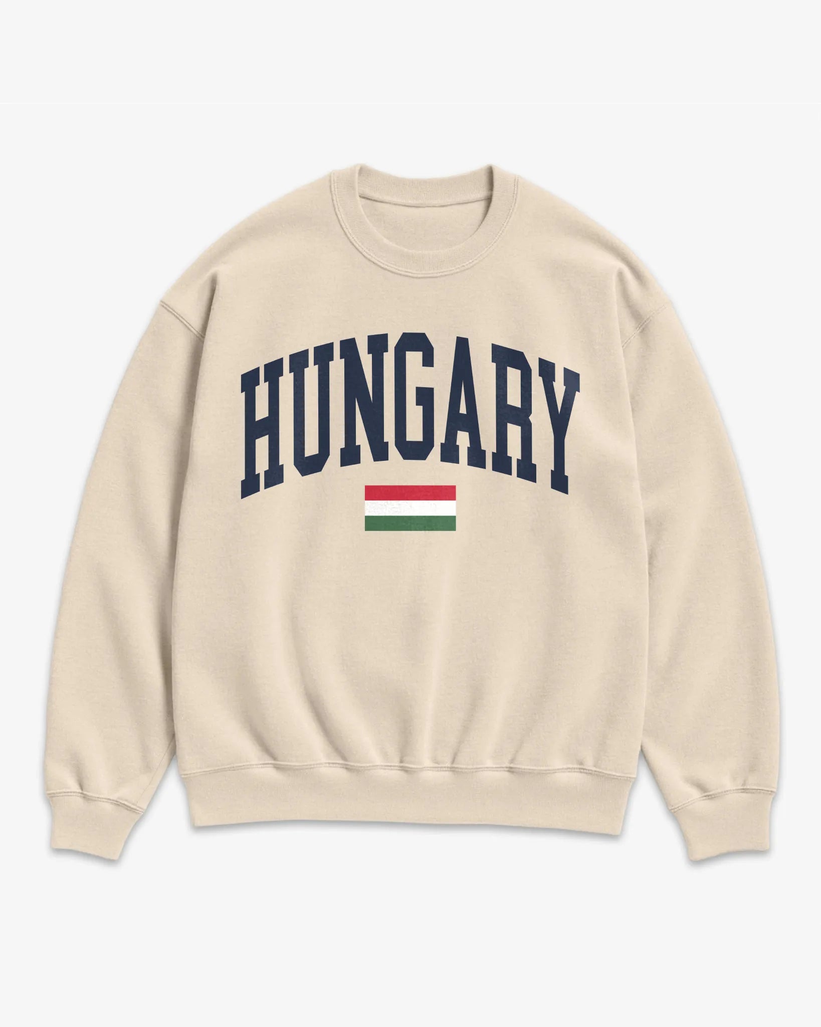 Hungary Collegiate Flag Sweatshirt