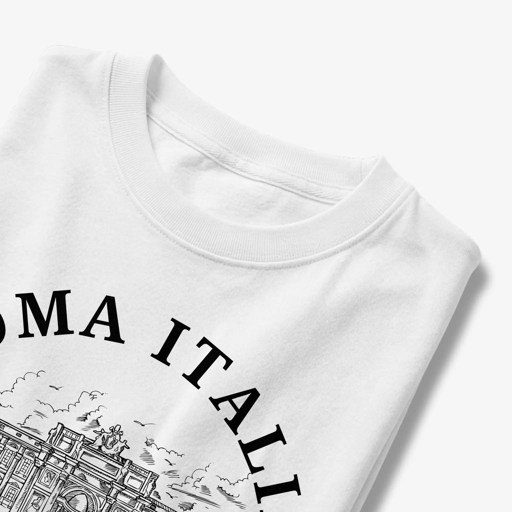 Trevi Fountain Vintage Sketch T-Shirt