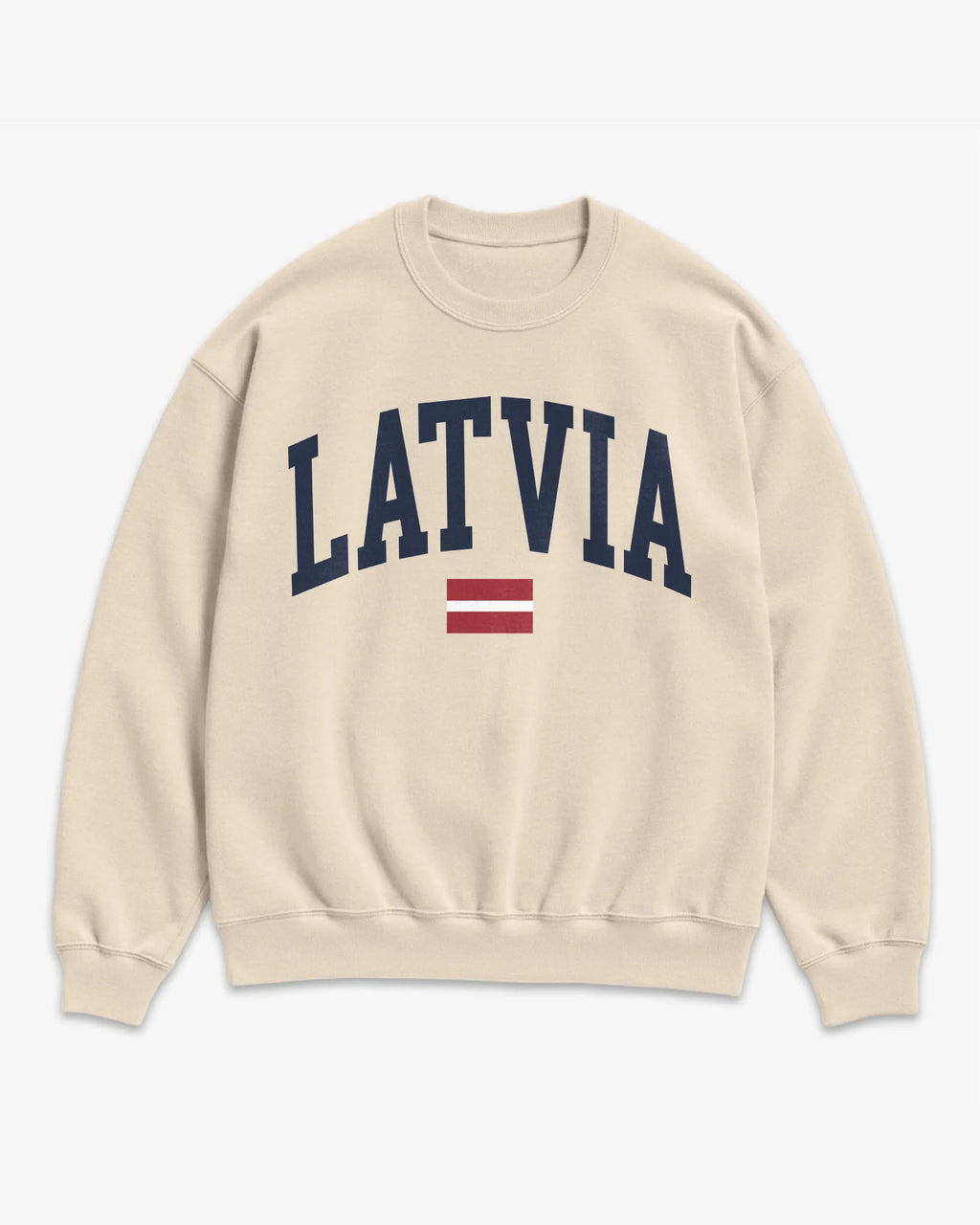 Latvia Collegiate Flag Sweatshirt