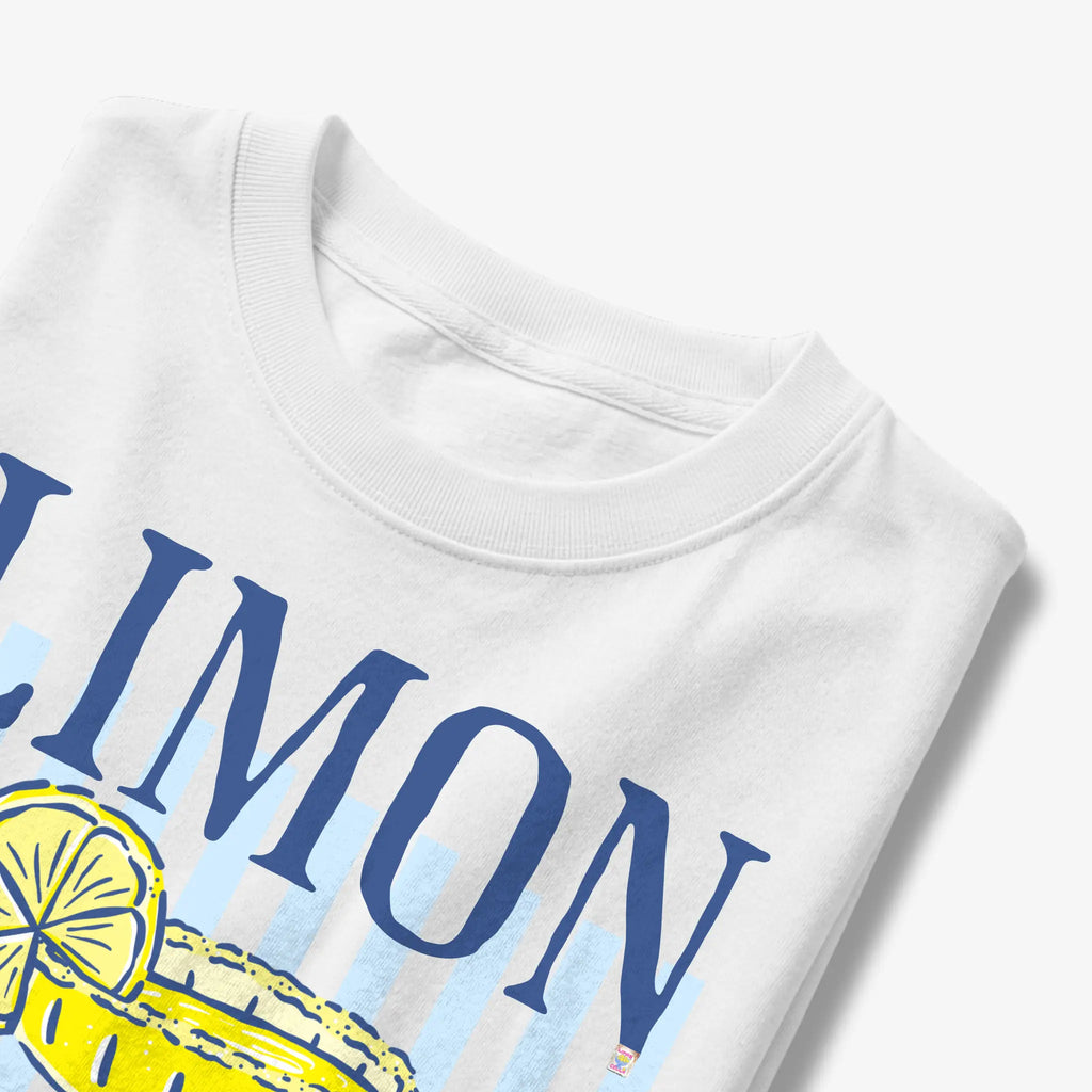 Limoncello Italian Cocktail Lemon Bow Graphic T-Shirt