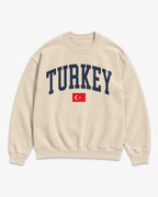 Turkey Collegiate Flag Sweatshirt