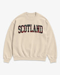 Scotland Tartan Letter Sweatshirt