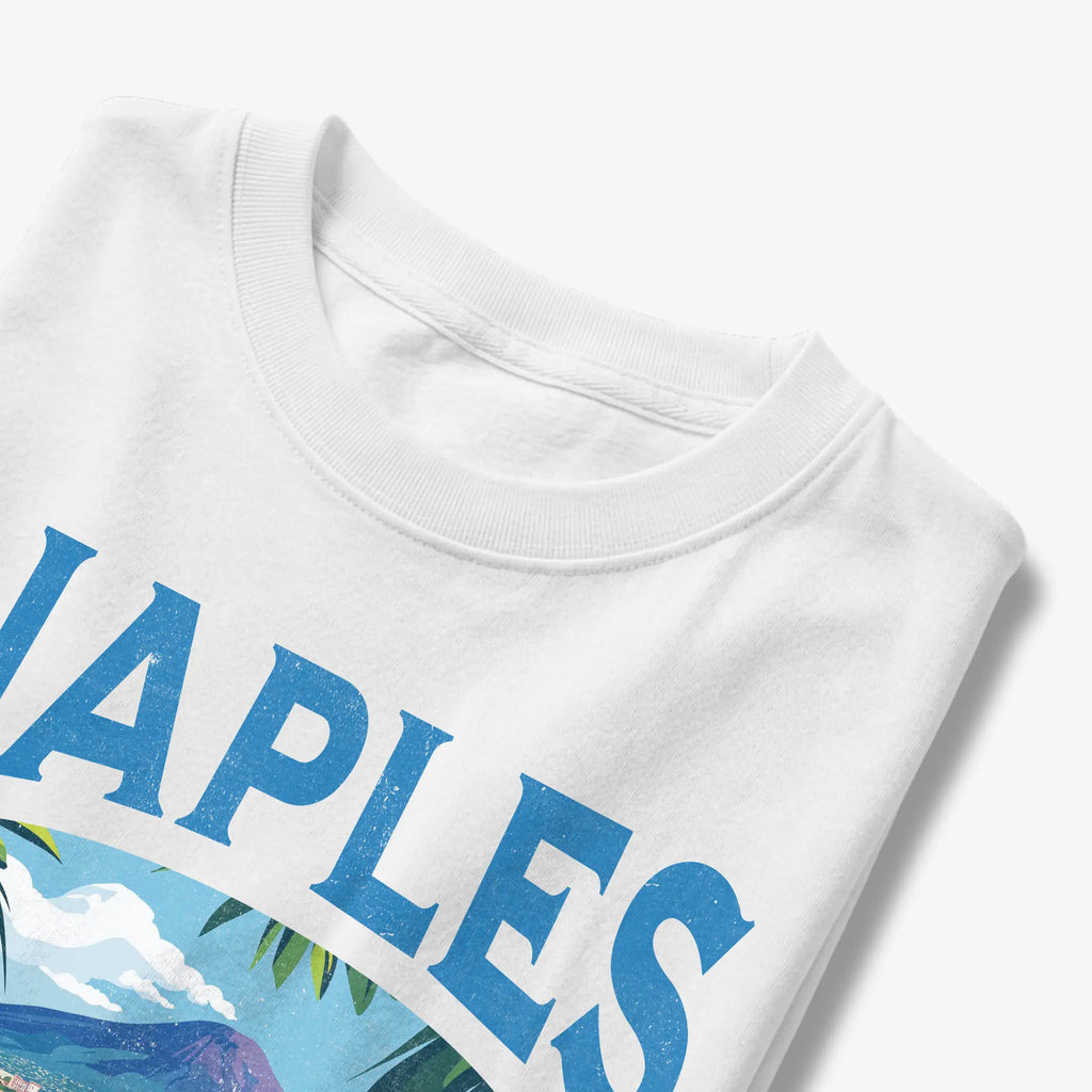 Naples Italy Vintage Travel Poster T-Shirt