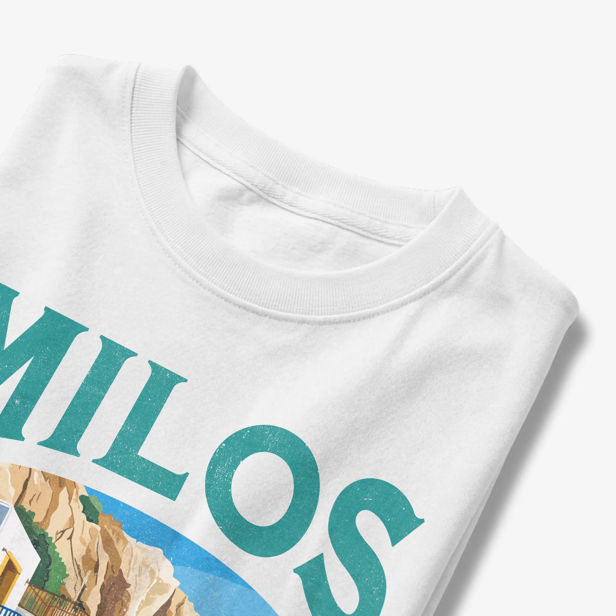 Milos Greece Vintage Travel Poster T-Shirt