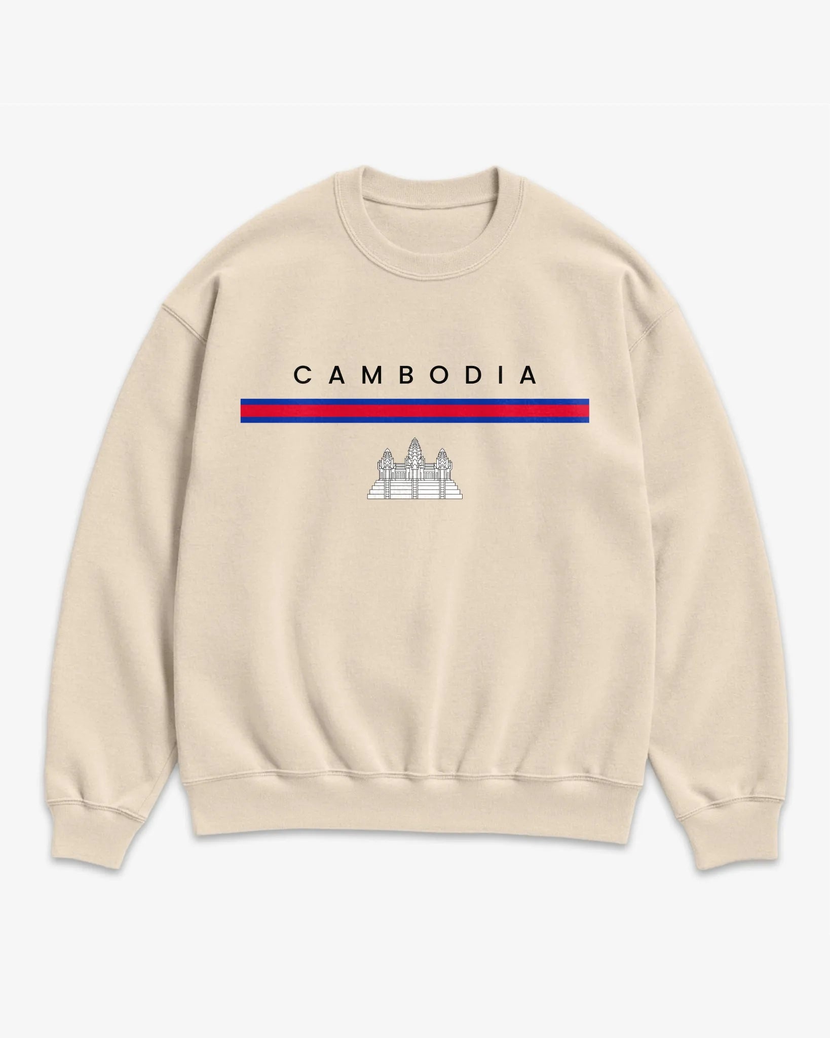 Cambodia Flagline Sweatshirt
