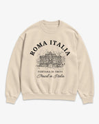 Trevi Fountain Vintage Sketch Sweatshirt