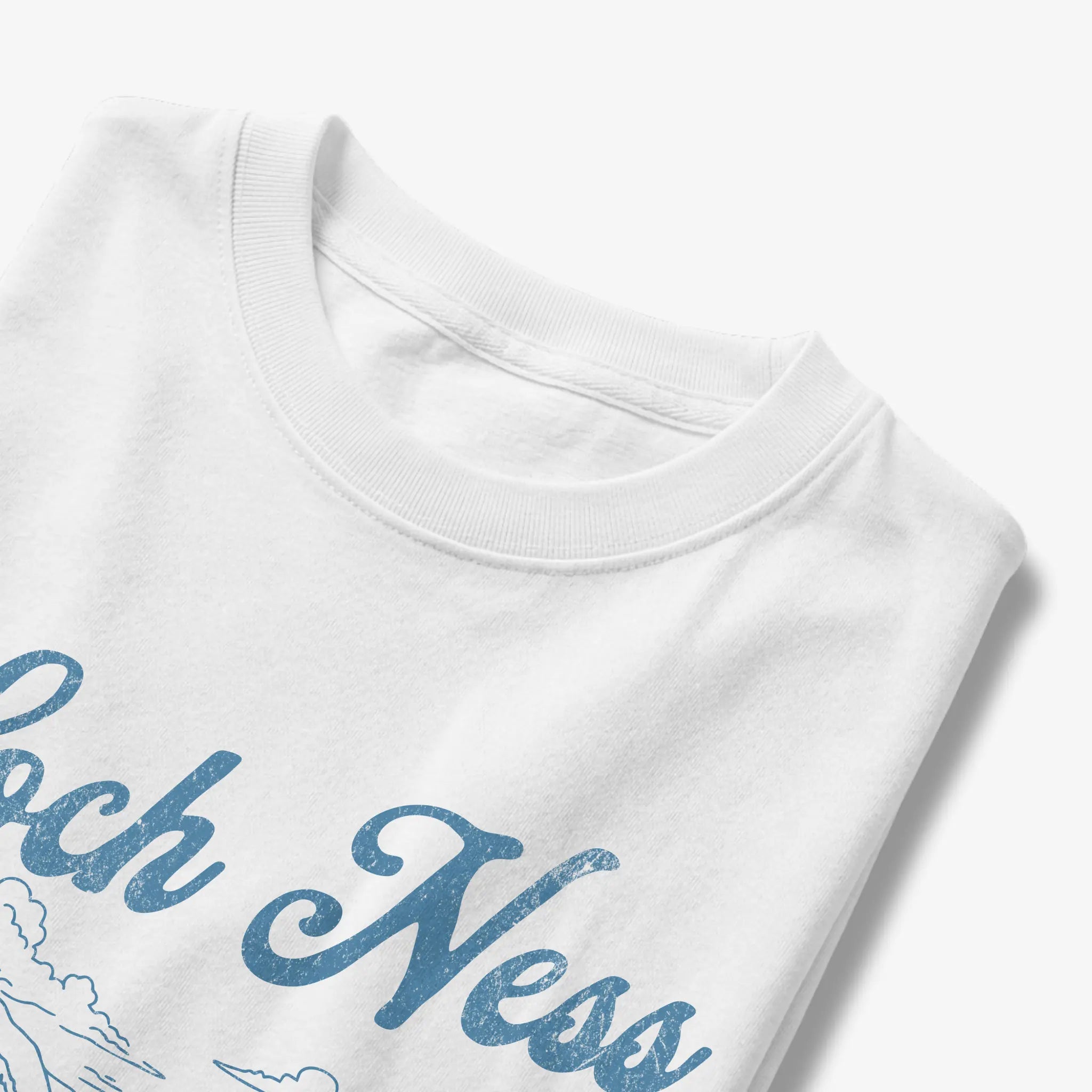 Loch Ness Scotland Line Art T-Shirt