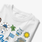 Greece Icons Graphic T-Shirt