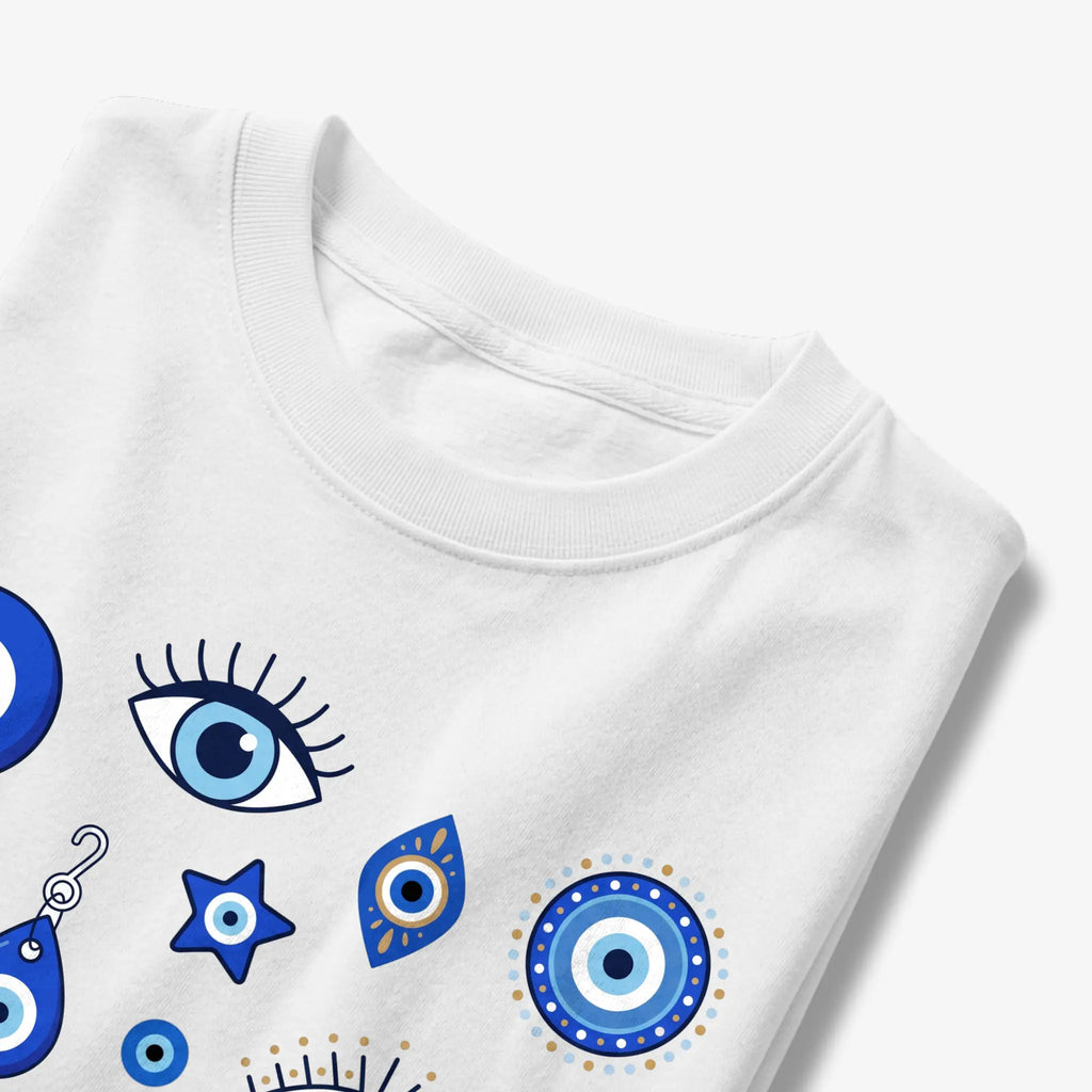 Evil Eye Mati Collage T-Shirt