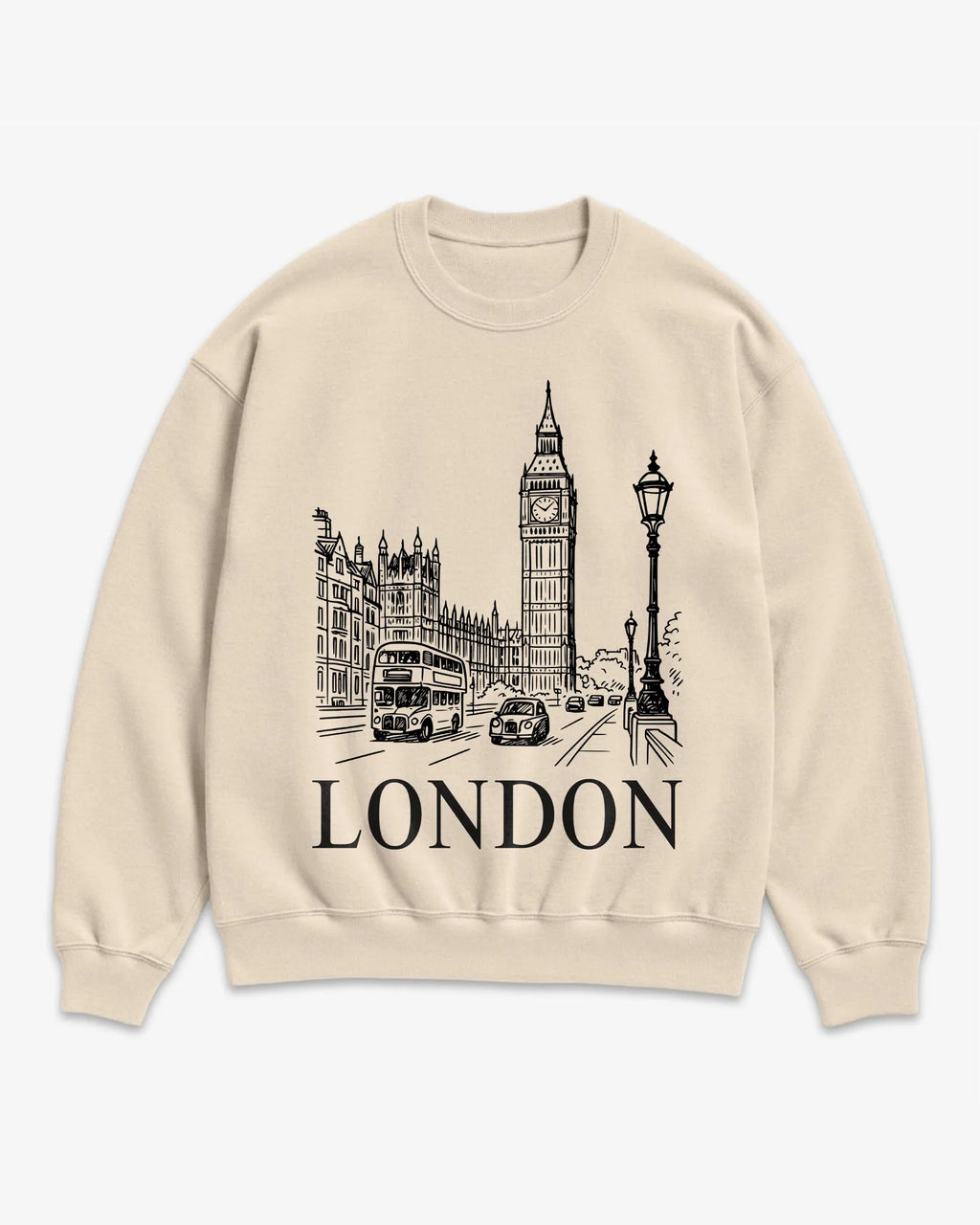 London Vintage Sketch Sweatshirt