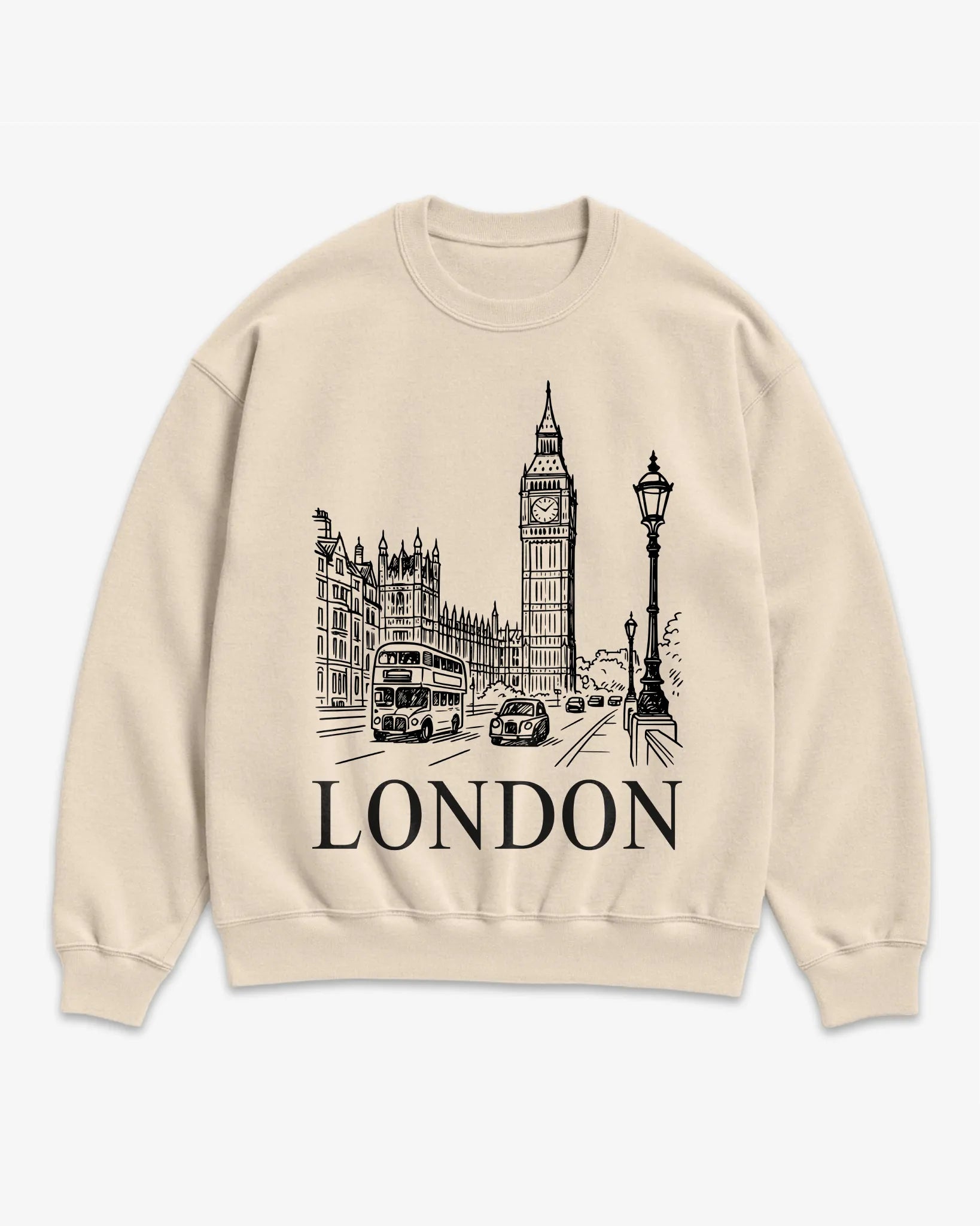 London Vintage Sketch Sweatshirt