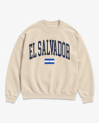 El Salvador Collegiate Flag Sweatshirt