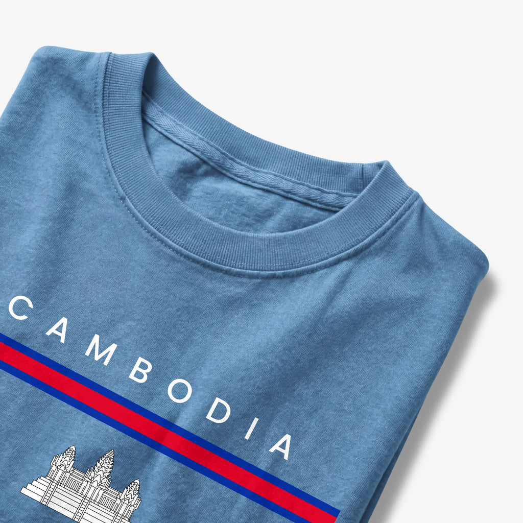 Cambodia Flagline T-Shirt