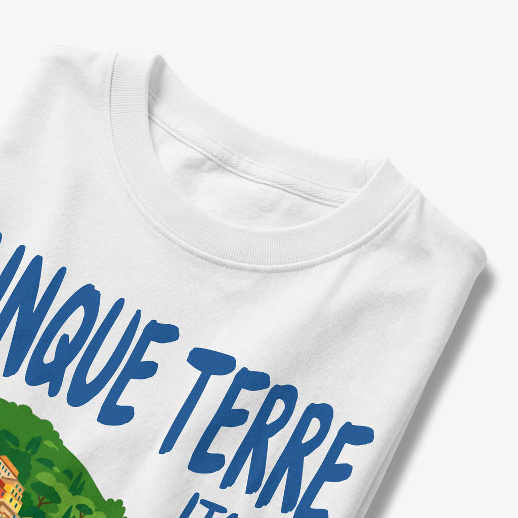 Cinque Terre Italia Perla della Liguria Coastal Village Graphic T-Shirt
