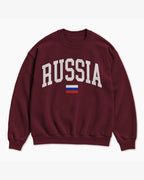 Russia Collegiate Flag Sweatshirt