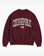 Czech Republic Collegiate Flag Sweatshirt