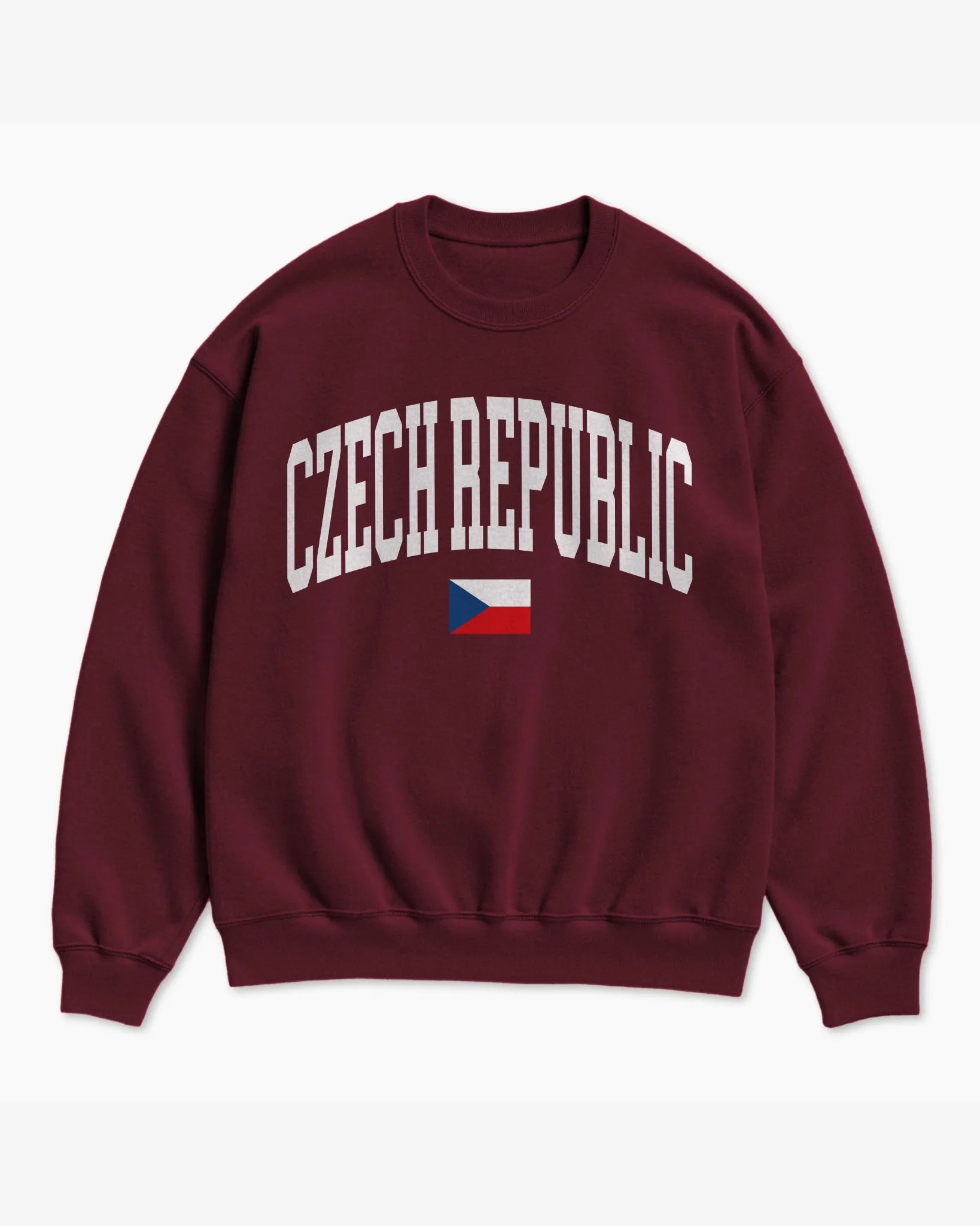 Czech Republic Collegiate Flag Sweatshirt