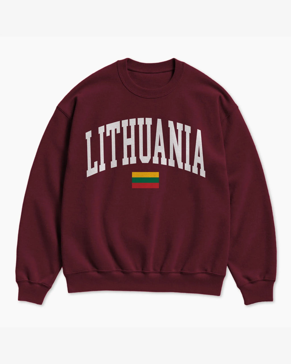 Lithuania Collegiate Flag Sweatshirt