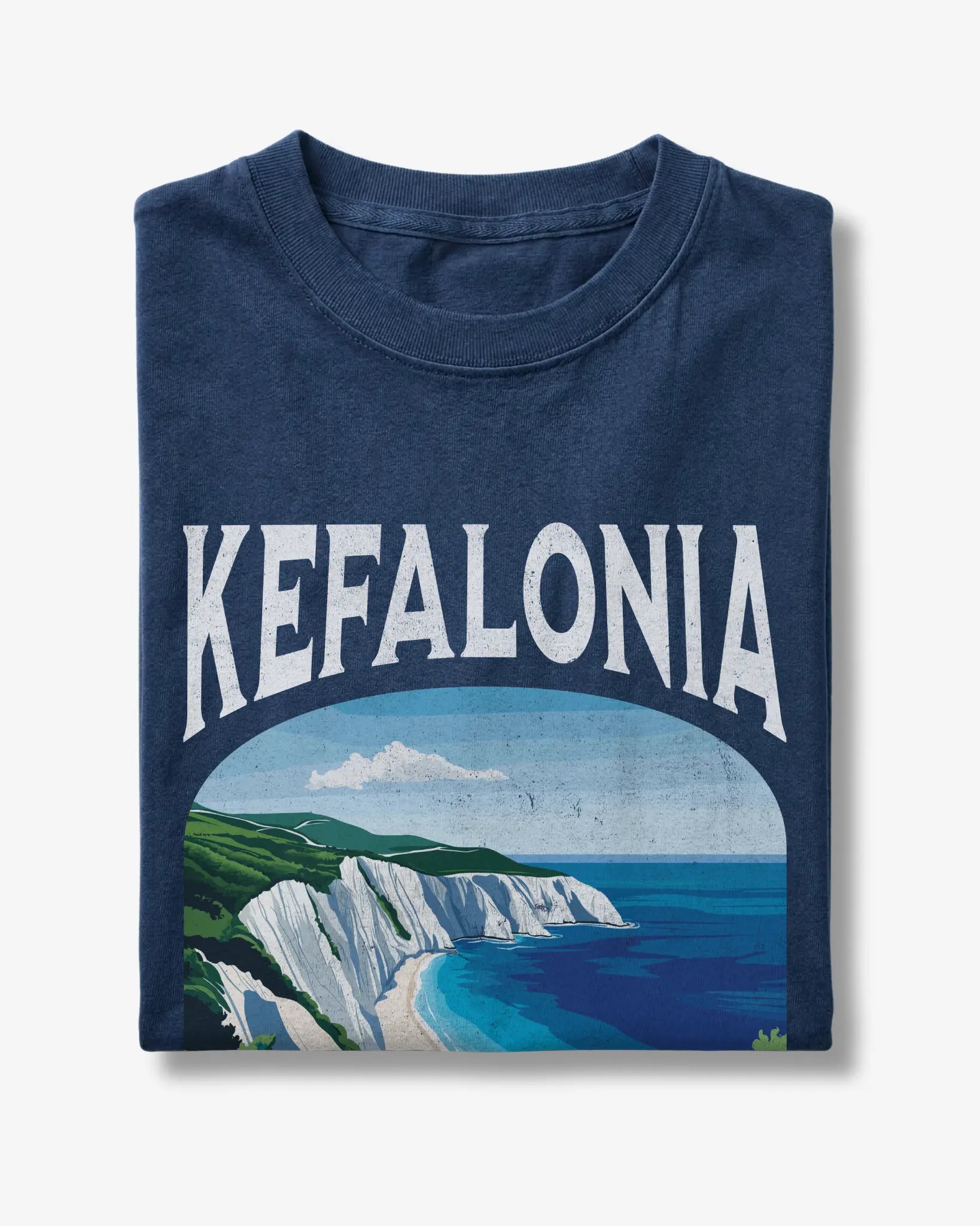 Kefalonia Greece Vintage Travel Poster T-Shirt