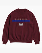 Cambodia Flagline Sweatshirt