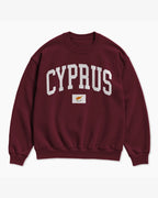 Cyprus Collegiate Flag Sweatshirt