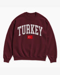 Turkey Collegiate Flag Sweatshirt